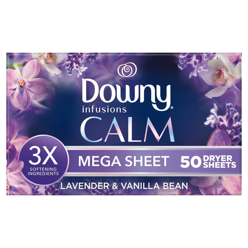 Downy Infusions Calm Dryer Sheets - 50ct