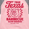 Girls' - Instant Message - Texas BBQ Shirt Tail Raglan Graphic T-shirt - 2 of 4