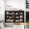 5 Tier Book Shelf, Farmhouse Book Case,Tall Shelf with Storage, Wooden Bookshelves for Living Room - 3 of 4