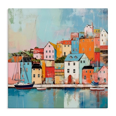 Stupell Industries Seaside Neighborhood Painting, 30" x 30"