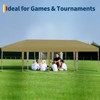10x30 Pop Up Canopy with 8 Sidewalls - Heavy Duty Outdoor Canopy Tent with Portable Roller Bag - 4 of 4