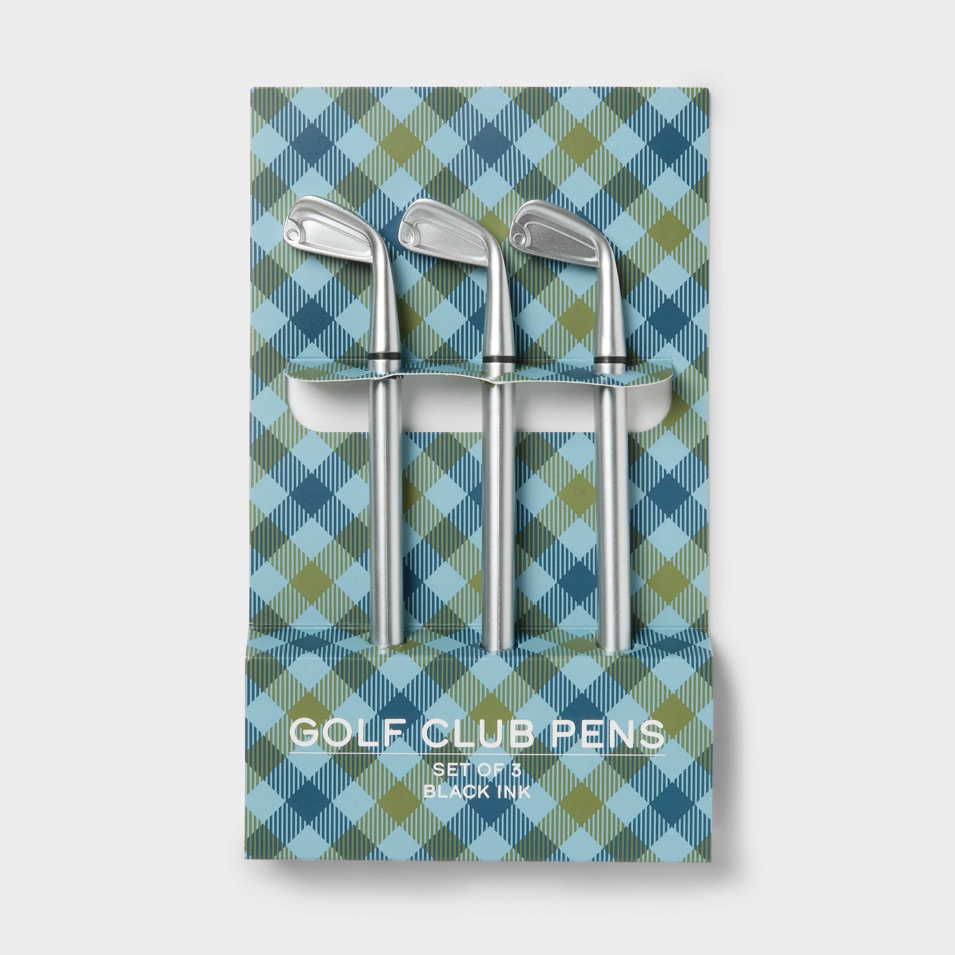 3pk Golf Club Ballpoint Black Ink Pen Set - Spritz™