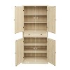 4 Door Kitchen and Dining Cabinet with 1 Drawer and 4 Adjustable Inner Shelves - Maison Boucle - 2 of 4