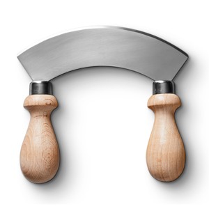 Classic Cuisine Stainless Steel Mezzaluna Knife - 1 of 4