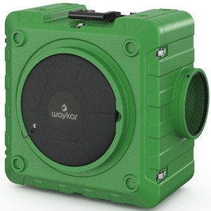 Waykar 550CFM Industrial Air Scrubber Purifier with 3-Stage Filtration & Daisy Chain - 1 of 4
