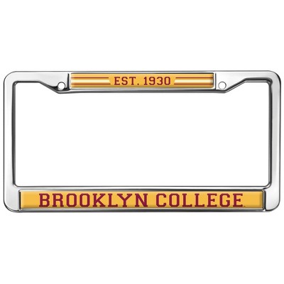Brooklyn College Full Size Standard License Plate Metal Frame
