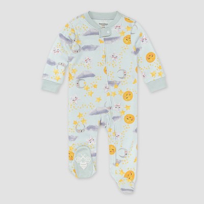 Image of Burt's Bees Baby® Boys' Moon Dreams Sleep N' Play - Light Blue 6-9M