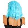 HalloweenCostumes.com One Size Fits Most  Women  Adult Sky Blue Wavy Wig, Blue - 2 of 2