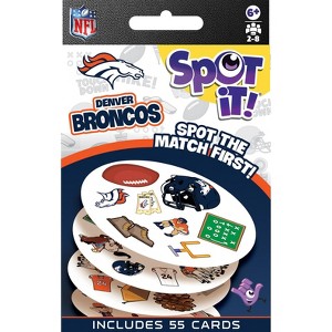 MasterPieces Officially Licensed NFL Denver Broncos Spot It Game for Kids and Adults - 1 of 4
