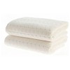BAGOKIE 100% Cotton Soft Plush Absorbent Quick Dry Bathroom Towel, 2 pcs Bath Towel Set - 4 of 4