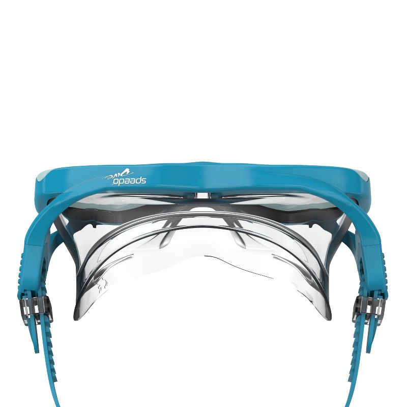 Speedo Junior Mask Snorkel and Fin Set - Turquoise/Gray , 4 of 6