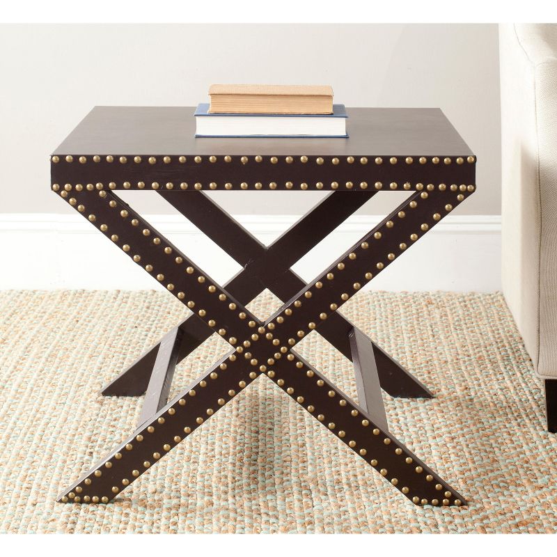 Jeanine X-End Table - Charcoal - Safavieh., 2 of 5