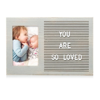 Pearhead Letterboard 4" x 6" Photo Frame