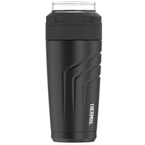 Thermos 24 oz. Vacuum Insulated Stainless Steel Wide Mouth Tumbler - Black - 1 of 1