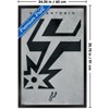 Trends International NBA San Antonio Spurs - Logo 25 Framed Wall Poster Prints - 3 of 4
