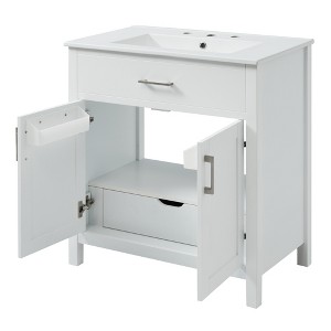 Dexmalle 30-Inch Bathroom Vanity With Big Storage - 1 of 4