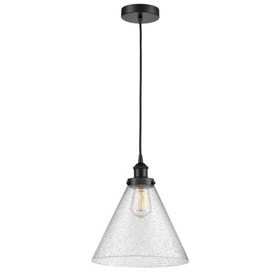 Cone - 1 Light Mini Pendant In Industrial Style-14.75 Inches Tall and 12 Inches Wide