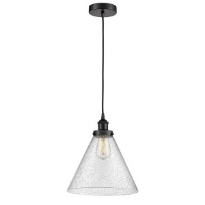 Cone - 1 Light Mini Pendant In Industrial Style-14.75 Inches Tall and 12 Inches Wide - 1 of 1