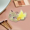 Unique Bargains Princess Feather Half Face Party Mask 1 Pc - 4 of 4