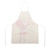 Unique Bargains Christmas Aprons Linen Beige White Red 21.65"x26.77" 1 Pcs - 4 of 4