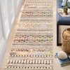 Modern Geometric Living Room Bedroom Area Rugs, Washable Soft Low Pile Floor Carpet with Stripped Lines for Dining Room - 2 of 4