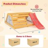 Safstar 5-in-1 Indoor Jungle Gym Montessori Climbing Toys with Slide for Toddlers Wooden - 2 of 4