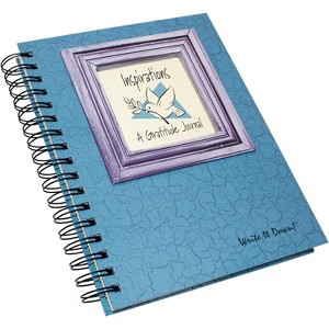 Journals Unlimited Inspirations A Gratitude Journal Blue Hard Cover - 1 of 4