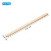 Unique Bargains Unfinished Long Square Polished Hardwood Craft DIY Dowel Rods 10 Pcs - 2 of 4