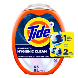 Tide Original Hygienic Clean HE Compatible Heavy Duty Power Pods Laundry Detergent Soap Pacs - 1 of 4