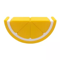 Living Textiles|PLAYGROUND Silicone Puzzle Toy Lemon