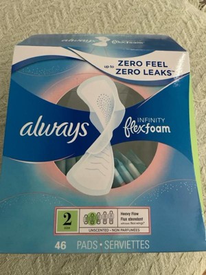 Always InFinity FlexFoam Pads With Wings Regular Absorbency Size 1  Unscented, 36 count - City Market