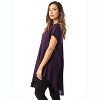 Riviera Sun Lace-Up Casual Tunic Top with Embroidery - 2 of 4