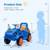 6V Kids Ride On ATV Car, Toddler Electric Off Road Toy with Music & LED Lights, Foot Pedal - 3 of 4