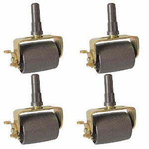 Aoibox Metal Stem Heavy Duty Bed Frame Wheels Casters with Locking Socket Sleeve Inserts Set of 4 Supports 1400lbs - 1 of 4