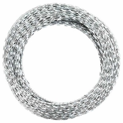 vidaXL BTO-22 Concertina NATO Razor Wire Galvanized Steel 492'