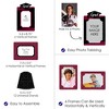 Big Dot of Happiness Maroon Graduation Party Centerpieces - 4x6 Picture Display - Paper Photo Frames - Set of 12 - 3 of 4