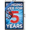 Trends International Marvel Spider-Man - Happy 5th Birthday Framed Wall Poster Prints - 3 of 4