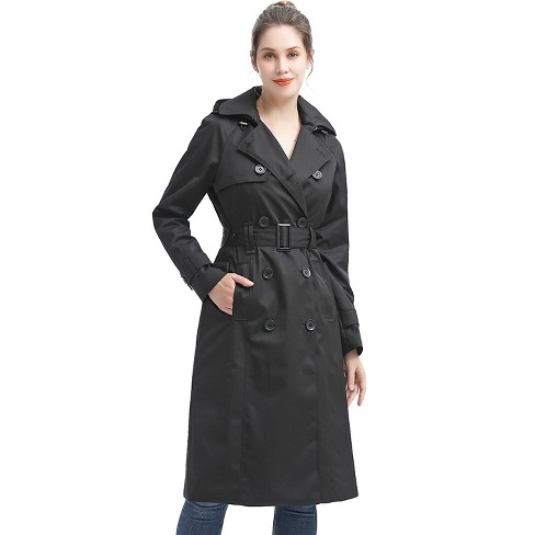 Bgsd Women s 3 4 Length Hooded Trench Coat Target