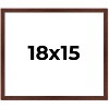 PosterPalooza | Classic Modern Brown Picture Frame - UV Acrylic, Backing Board, Hanging Hardware Included - 2 of 4