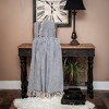 Parkland Collection,Kora Transitional Blue 52" X 67" Woven Handloom Throw - 2 of 4