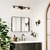 60 in. W x 40 in. H Rectangular Aluminum Framed Wall Bathroom Vanity Mirror in Gold - 3 of 4