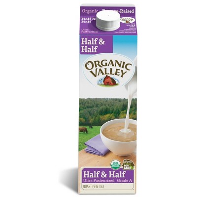 1 Quart Half & Half - Friendly Farms