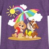 Girls' - Paw Patrol - Skye Rubble Beach Fitted Short Sleeve Graphic T-Shirt - 2 of 4