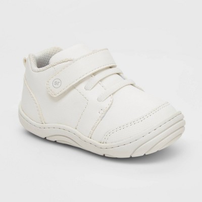 white hard bottom walking shoes