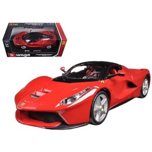Ferrari LaFerrari F70 Red with Black Top 1/24 Diecast Model Car by Bburago - 1 of 3