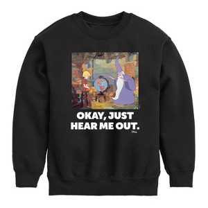 Boys' - Disney - The Sword And The Stone Graphic Long Sleeve Fleece Sweatshirt - 1 of 4