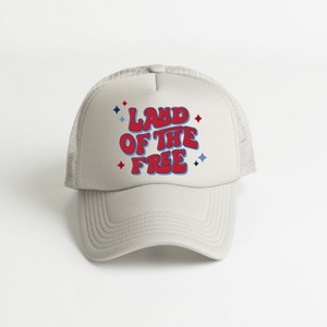 Simply Sage Market Land Of The Free Retro Foam Trucker Hat - 1 of 2