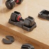 BestParts 55LB 5-in-1 Single Adjustable Dumbbell, Anti-Slip Handle, Ideal for Full-Body Home Gym Workouts - 4 of 4