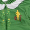 Elf Holiday Christmas Elf Fleece Zip Up Cosplay Pajama Coverall Little Kid to Big Kid - 4 of 4