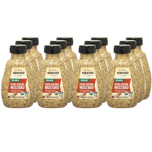 Woodstock Organic Stone Ground Mustard - Case of 12/8 oz - 1 of 4